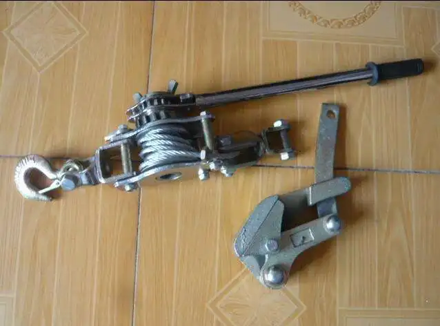 5 ton comealong ratchet hand cable winch puller