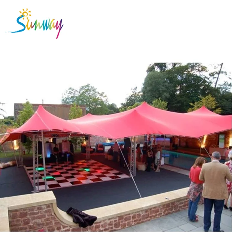 

Tensile stretch pole tent for party, best marqueen tent, sunshade tent for sale