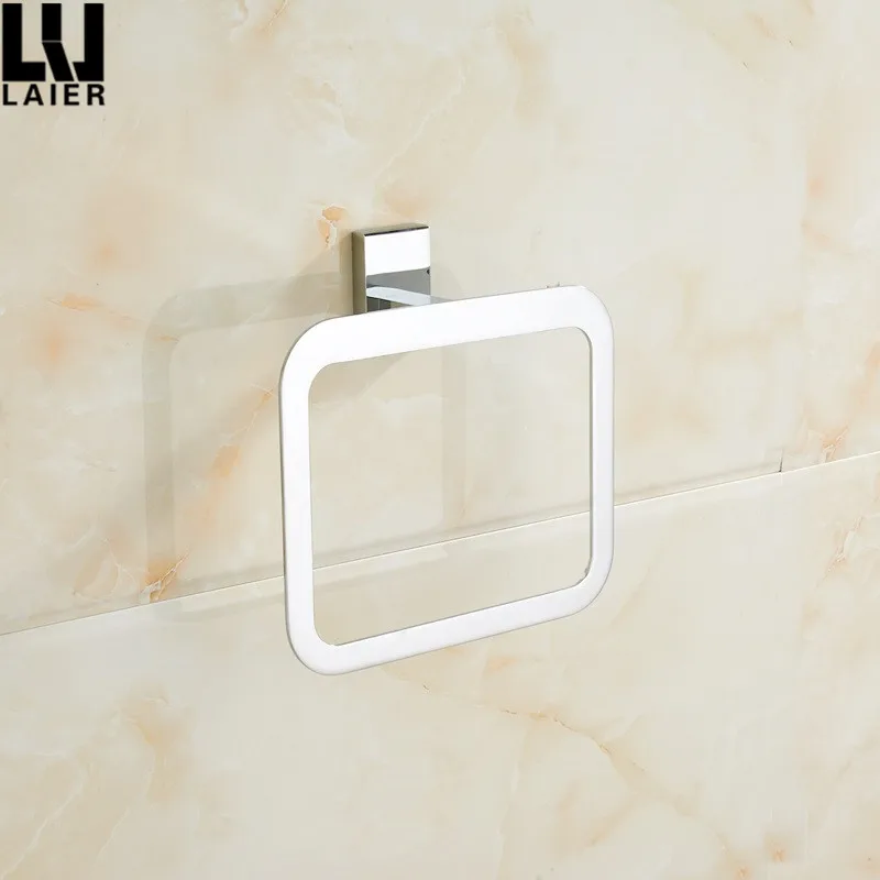 
China Supplier Bathroom Accessories Chrome Finished Brass Toilet Towel Ring For Christmas 