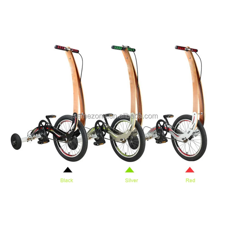 

stand up Adult Recumbent Tricycle 3 wheel outdoor cycling, Black;silver;red