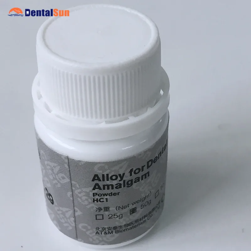 Dental Amalgam Alloy Powder/gk Alloy For Dental Amalgam 50g/bottle