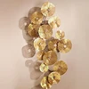 European Luxury Ornament Art 3D Stereo Wrought Iron Wall Metal Decoration Wall Tree Of Life Arts Home Decoration