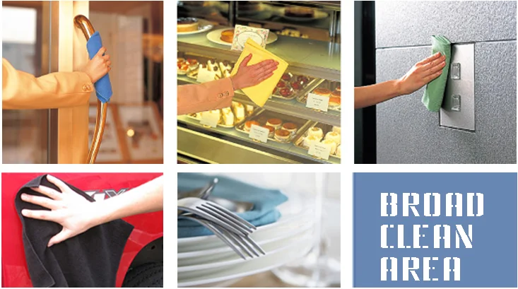 Custom microfibre cleaning cloth/wash cloth