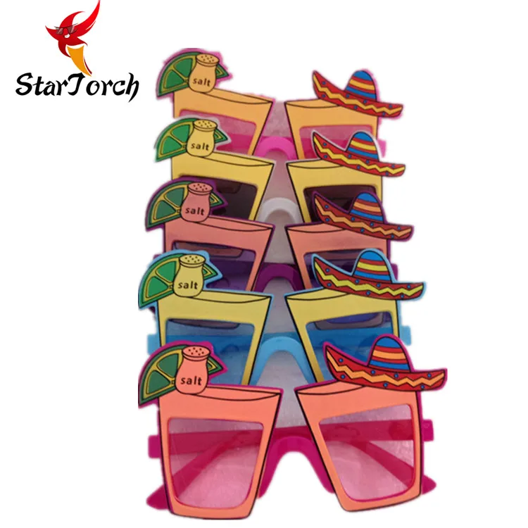 factory price custom party wear glasses christmas decoration