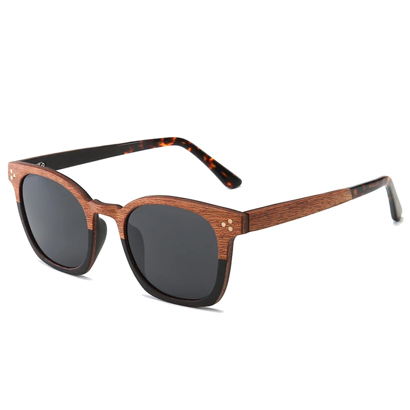 

2019 New fashion unisex acetate wood sunglasses, Any color