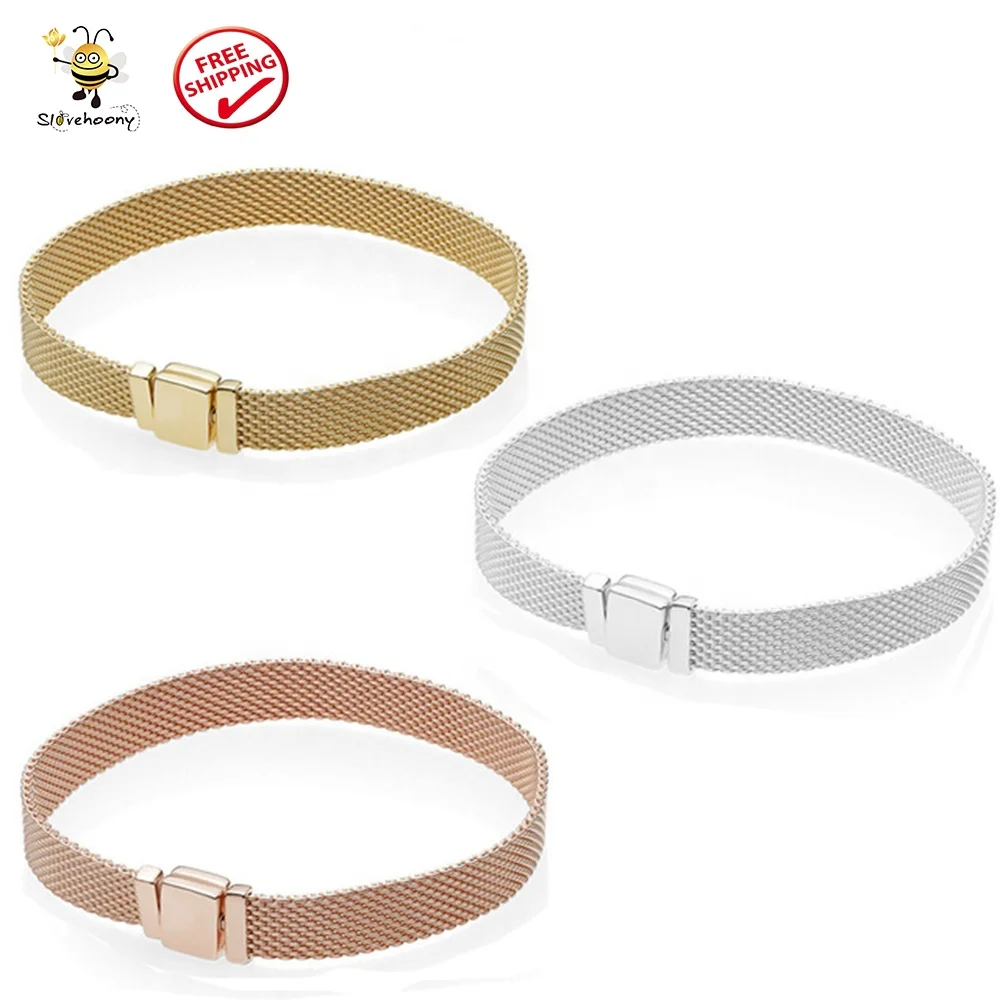 

Online Shopping Free Shipping Reflexions Bracelet Rose Gold Bracelets bijoux femme trending products 2018 new arrivals, Silver;rose gold;gold