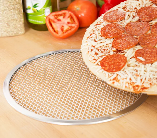 Stainless Steel Pizza Screen / Pizza Pan Screen Mesh From Stock Buy