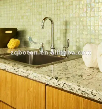 White Starlight Quartz Engineered Bench Top Vanity Top Slab Tile