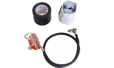 high quality Cell Site Copper Grounding Kit For 1/2 7/8 Coaxial Cable RF 7/8 coaxial cable Feeder Cable
