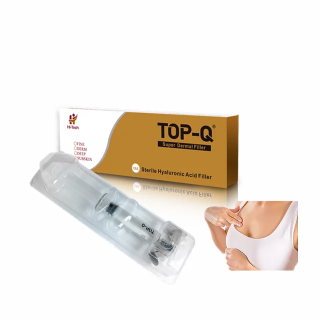 

TOP-Q 10CC Breast acid hyaluronic injectable filler pre-filled in syringe, Transparent
