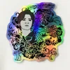 Brand Promotion Waterproof Reflective Glitter Customized Hologram Stickers