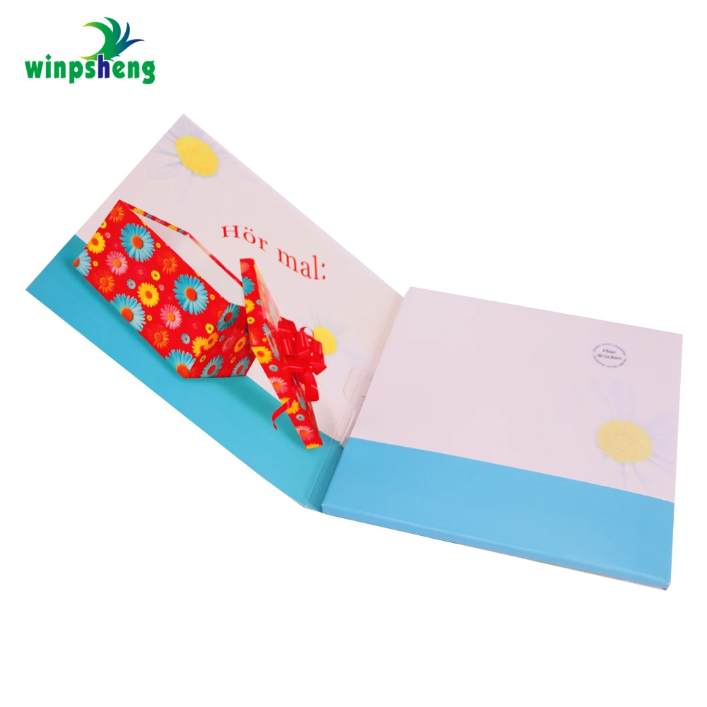 Manufacturer Customized Birthday Recorable Greeting Card ...