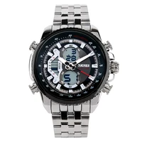 

jam tangan skmei 0993 big face watches for men relogio digital masculino two time custom luxury mens watch