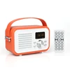 Audio radio with remote control USB, TF card, LCD rotary button clock Multifunction radios