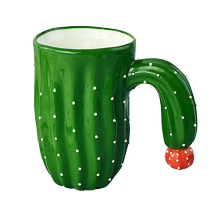 

2019 New Design Cactus Mug Wholesale Cactus Mug, Customized colors acceptable