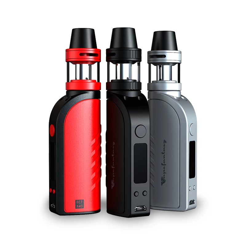 

E cigarette 2018 ECT B40 vape mods for surprise, Red;black;silver