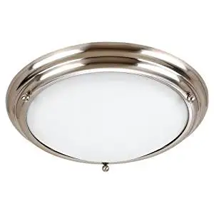 Sea Gull Lighting 94391-6125 Ambiance-3-Inch Glass Shade Cased Opal Ribbed Finish