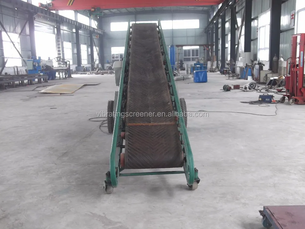 Truck Loading And Unloading Bulk Material Conveyor Belt System - Buy ...