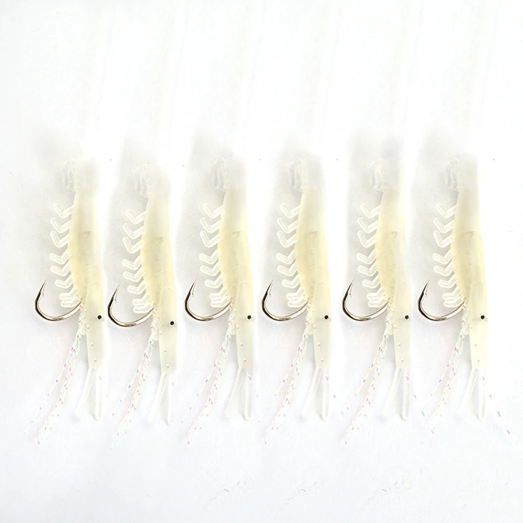 

CEMREO Fluorescenct Shrimp String Hook Bait Kit, White