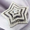 Lovable Clear Star Cocktail Fashion stainless steel Ring Base