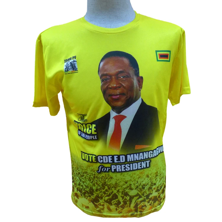 Cheapest Photo Printing Tshirts Polyester Election Campaign Polo Shirts