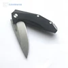 Free Shipping High performance free logo personalized black Folding Knife beautiful Titanium with quality and best price