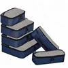 Travel Luggage Accessories Organizers Set 6pcs Packing Organizers Travel Cubes