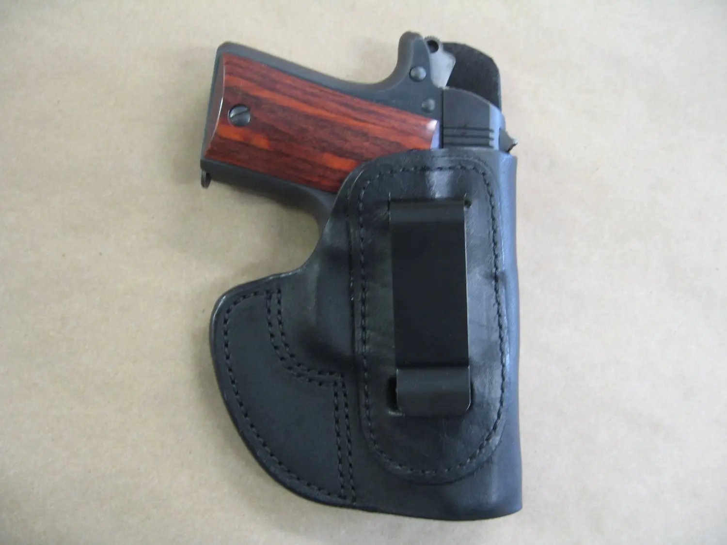 Sig Sauer 938, P938 9mm IWB Inside Waist Band Molded Leather Concealed Carr...