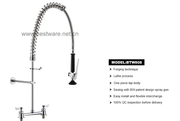 Lengthened Mop Pool Waterfall pull out kitchen Vintage Copper Faucet.jpg