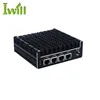 New Arrival Intel Celeron J3160 4 Nic NUC Fanless Mini Server PC with 2HD
