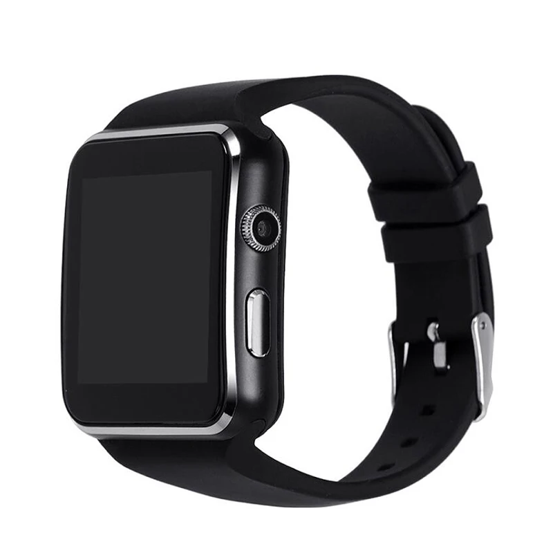 

2019 Smart Watch X6 sport watch For iPhone Android Phone With Camera Support Whatsapp SIM Card wristwatch touch screen, Black, gold, silver, white