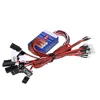 12 LED Lighting Kit Steering Brake Simulation Flash Light for 1/10 Scale Models RC Car RC4WD