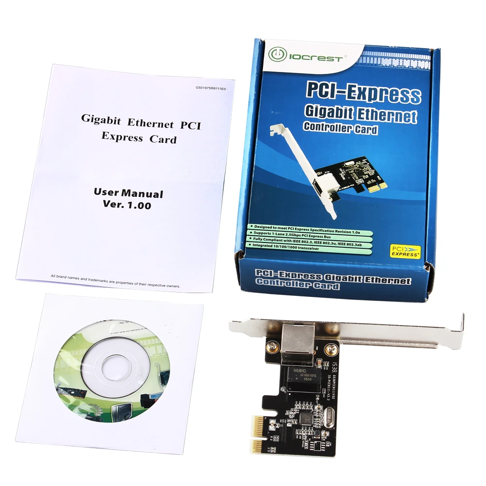 Hot Sale Rtl8111 Single Port Gigabit Ethernet Pci-express Nic Network ...