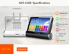7 inch capacitive screen new type Nvr Network Video Server h.264 4ch nvr network video recording remote control wifi ip camera