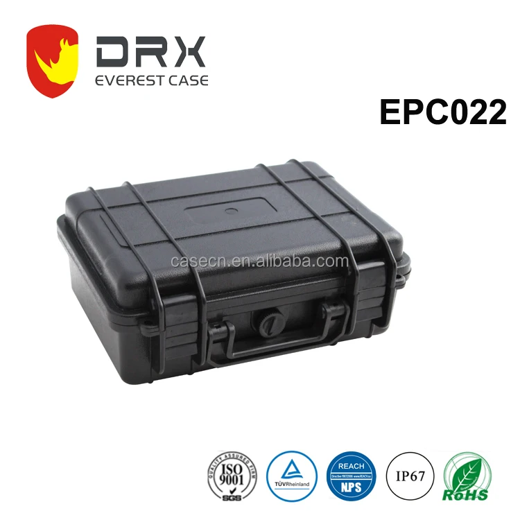 
IP67 Custom Hard Plastic Protective Cigar Case Watch Box with Foam 