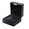 hotsale 2019 luxury design leather watch box with hinge MOQ 100 fast delivery