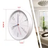 Natural contracted 12 "mute machine core creative mute ju wood wall clock ryohin keikaku style living room