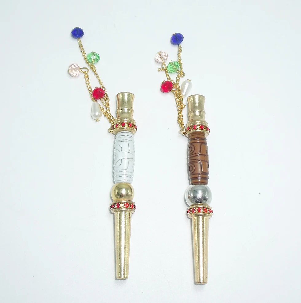 Jewelry Metal Hookah Mouth Tips Hookah Mouthpiece Diamond Mouth Tips