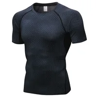 

Hot Selling Fitness Men Compression Running Tops Gym Wear Sport Shirts for Men