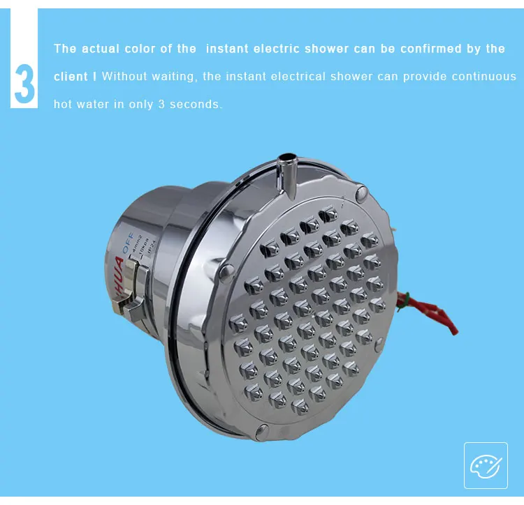 4.4Kw Tankless Instant Shower Tap Small Electric Water Heater