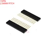 15 PIN Single Row Straight FEMALE PIN HEADER 2.54MM PITCH pin long 11MM Strip Connector Socket 1X15 15PIN FOR arduino PCB