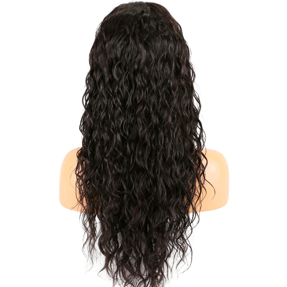 

raw cambodian remy human hair 180% heavy density 360 lace frontal wig loose curly hair wig