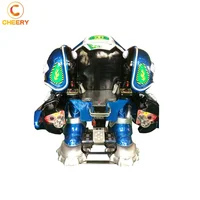 

360 Degree Rotating Remote Control Kids Amusement Ride Battle King Walking Robot