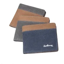 Оптовая продажа baellerry saimple дизайн повседневное подросток холст для мужчин бумажник