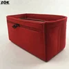 Women's cosmetic organizer bag felt multi pocket makeup bag