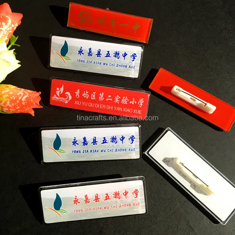 Custom Acrylic Plastic Name Badge Buy Custom Acrylic Plastic Name
