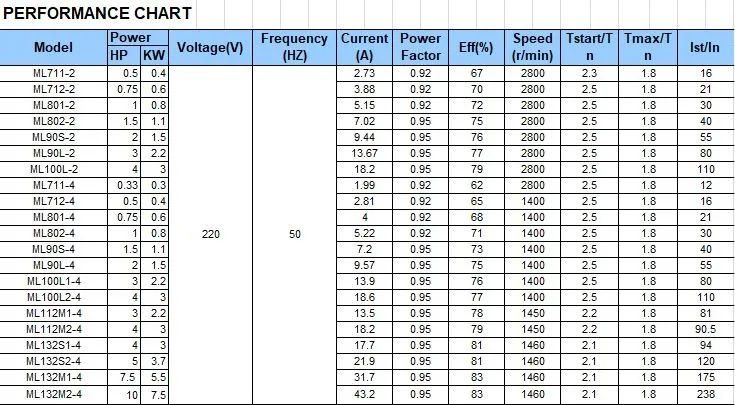 Single Phase 2800 Rpm Dual Capacitor Asynchronous Electric Induction ...