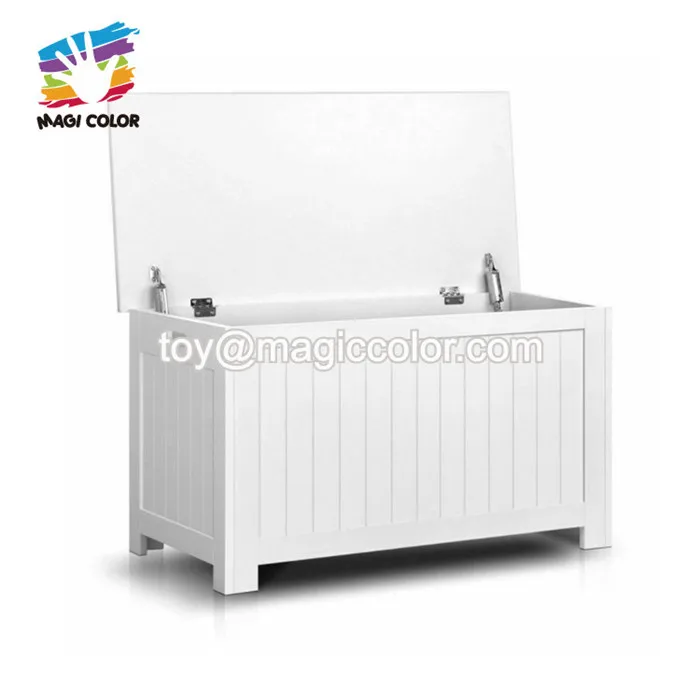 toy storage box white