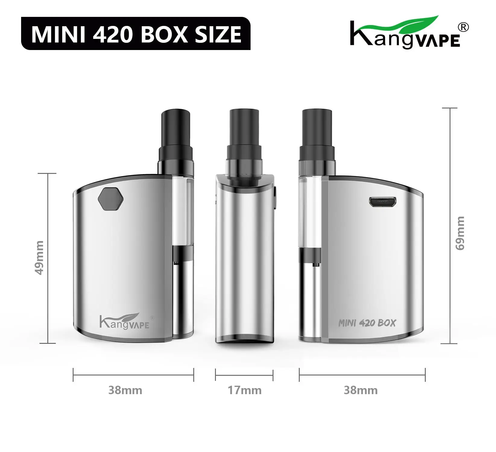 2018 High Quality Adjustable mini 420 box Cbd Vape Pen Mini Electronic Cigarette rechargeable cbd oil vape pen