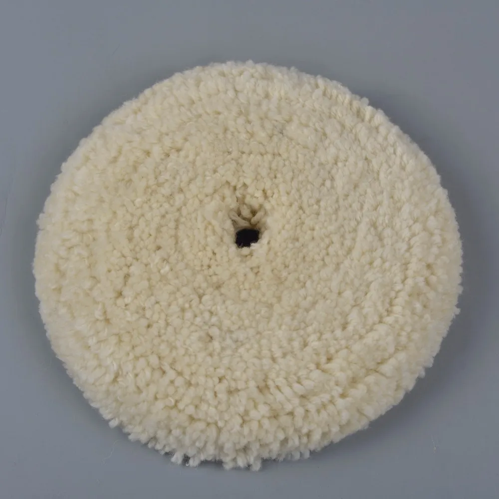 Oneside 8 Inch Wool Polishing Pad Auto Detailing 100 Lamb Wool